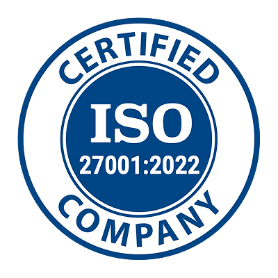 ISO 27001:2022 badge