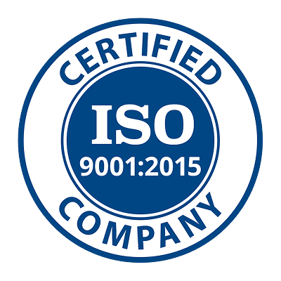 ISO 9001:2015 badge