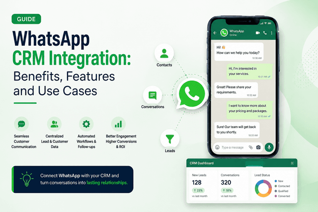 WhatsApp CRM Integration: Benefits, Features and Use Cases
